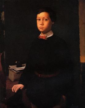 Edgar Degas : Portrait of Rene De Gas, The Artist Brother II